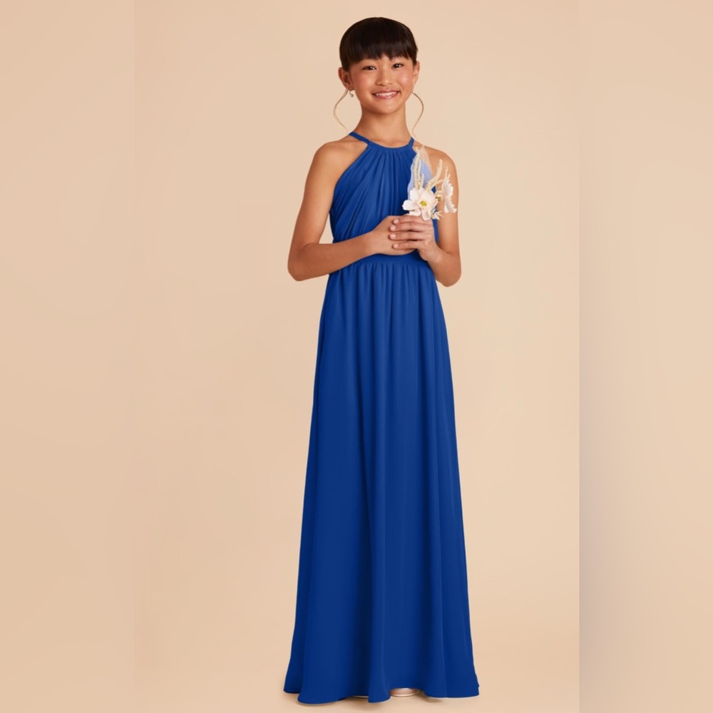 Birdy Grey Sienna Junior Dress Chiffon, Cobalt Blue - L